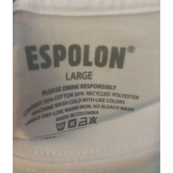 Espolòn Tequila Graphic T-Shirt – Men’s Large, Skeleton/Rooster Design - Picture 3 of 3